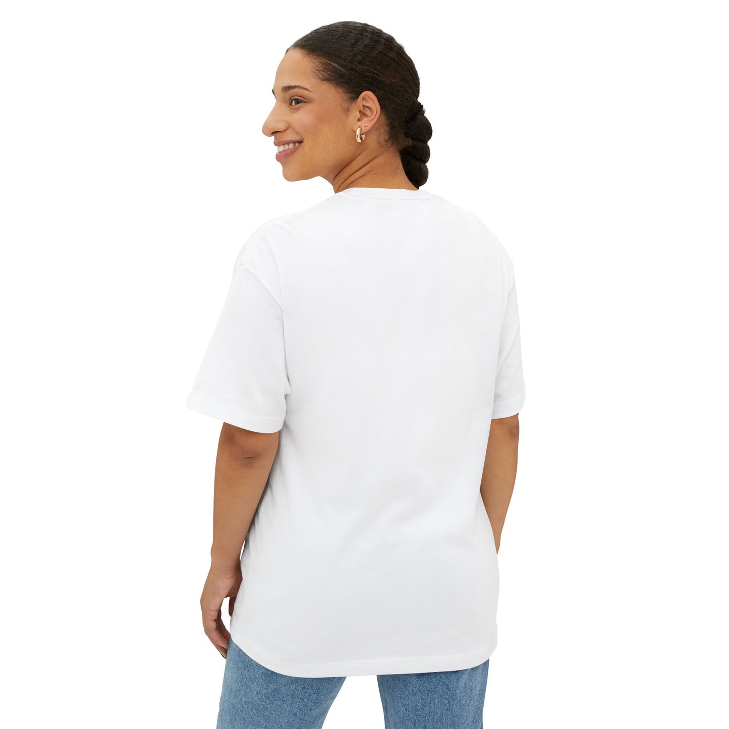 "Jesus Can Heal What You're Hiding." Boxy Tee.
