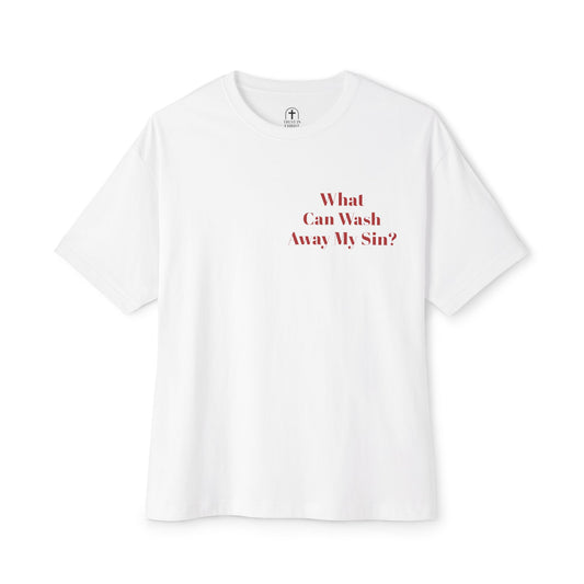 "Nothing But the Blood of Jesus" Boxy Tee